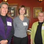 Carolyn Emerson (founding member of WISE SSEP), MHA Charlene Johnson and Dr. Laura Halfyard (president WISE NL).